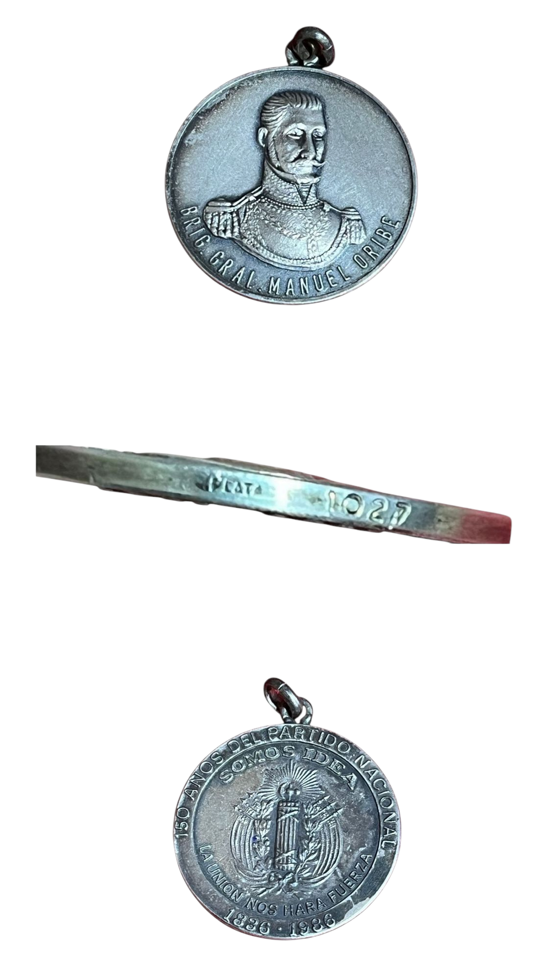 Medalla Manuel Oribe en Plata