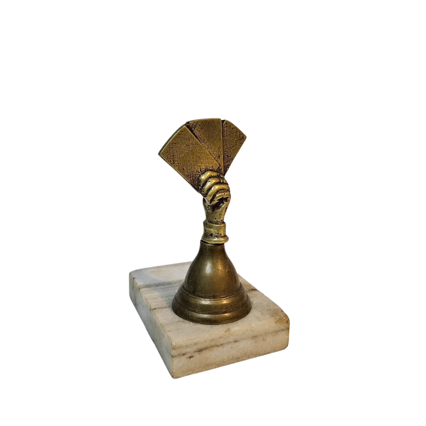 Trofeo de Truco en Bronce con Base de Mármol