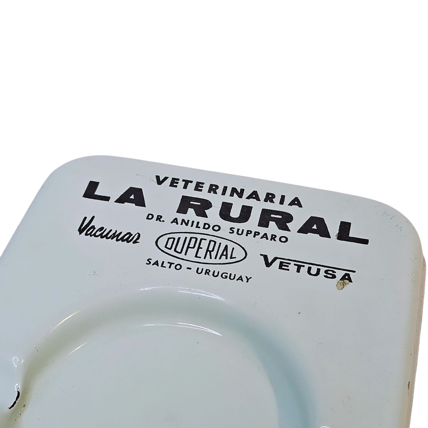 Cenicero Esmaltado Veterinaria La Rural