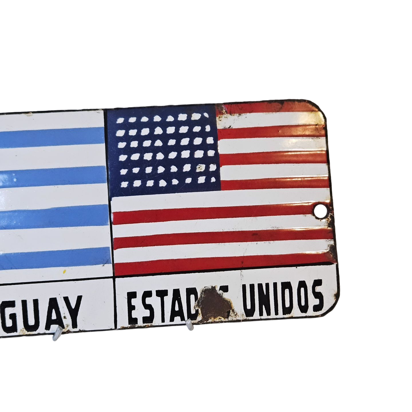 Chapa Esmaltada Uruguay - Estados Unidos