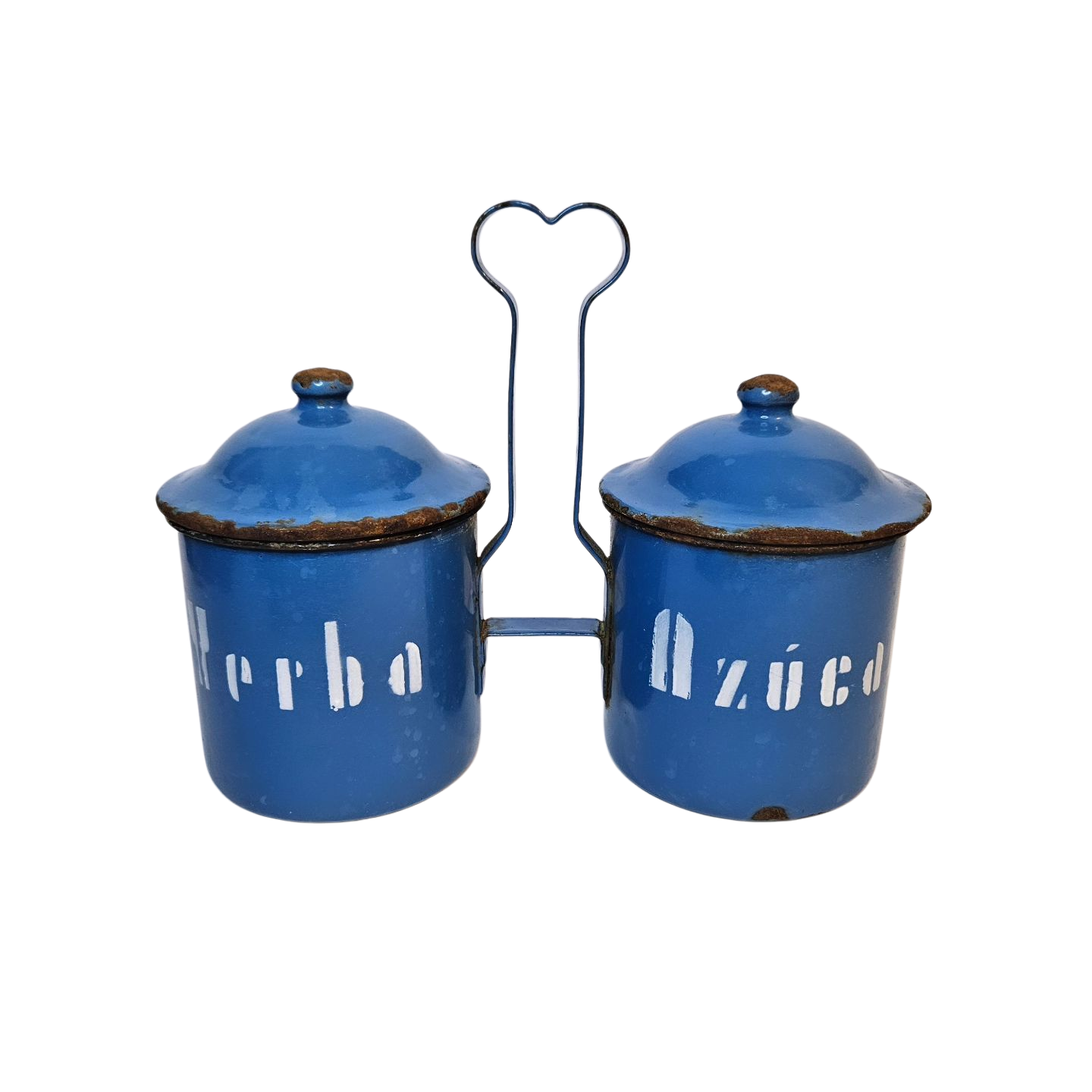 Azucarero & Yerbero esmaltado