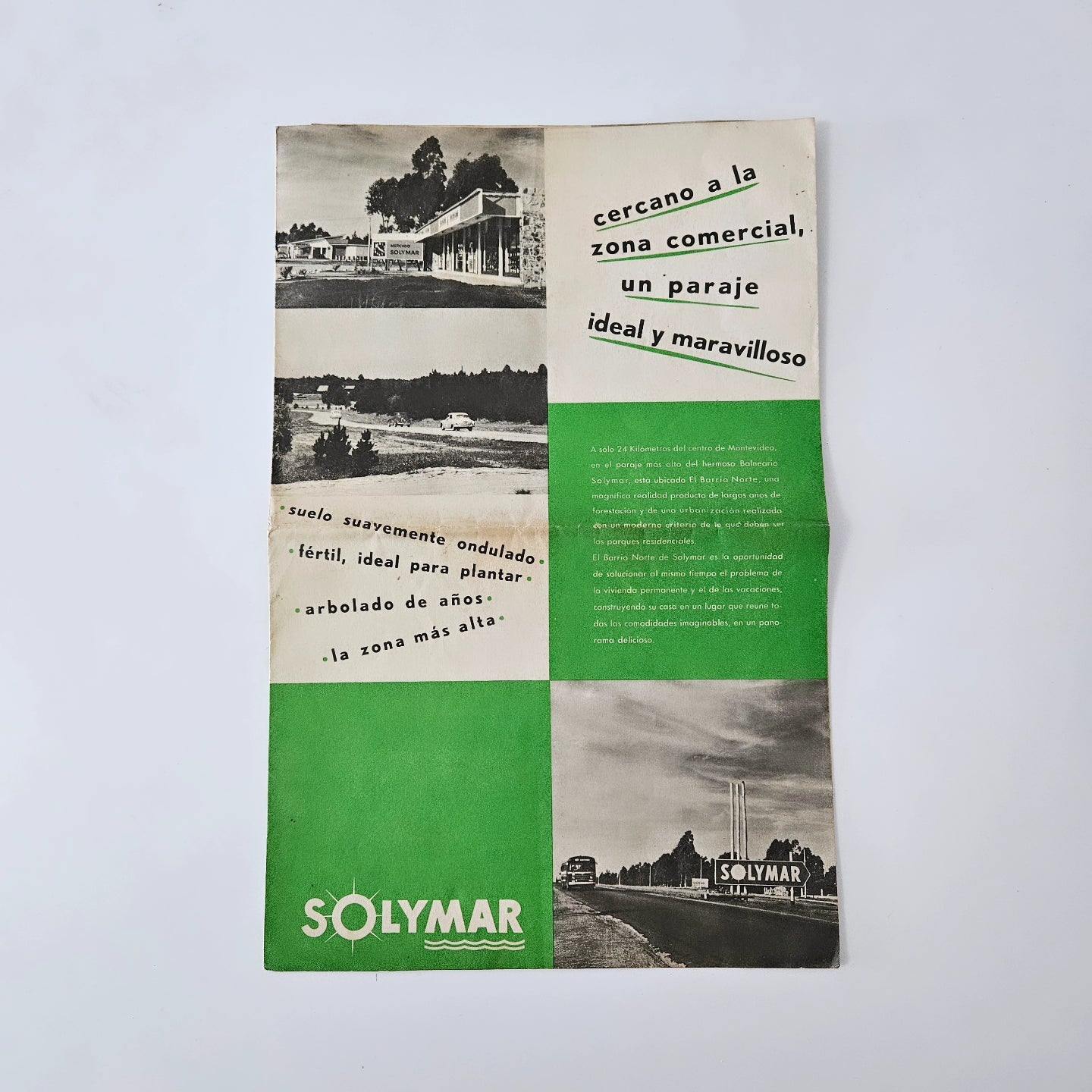 Balneario Solymar - Folleto/Plano promocional