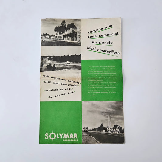 Balneario Solymar - Folleto/Plano promocional