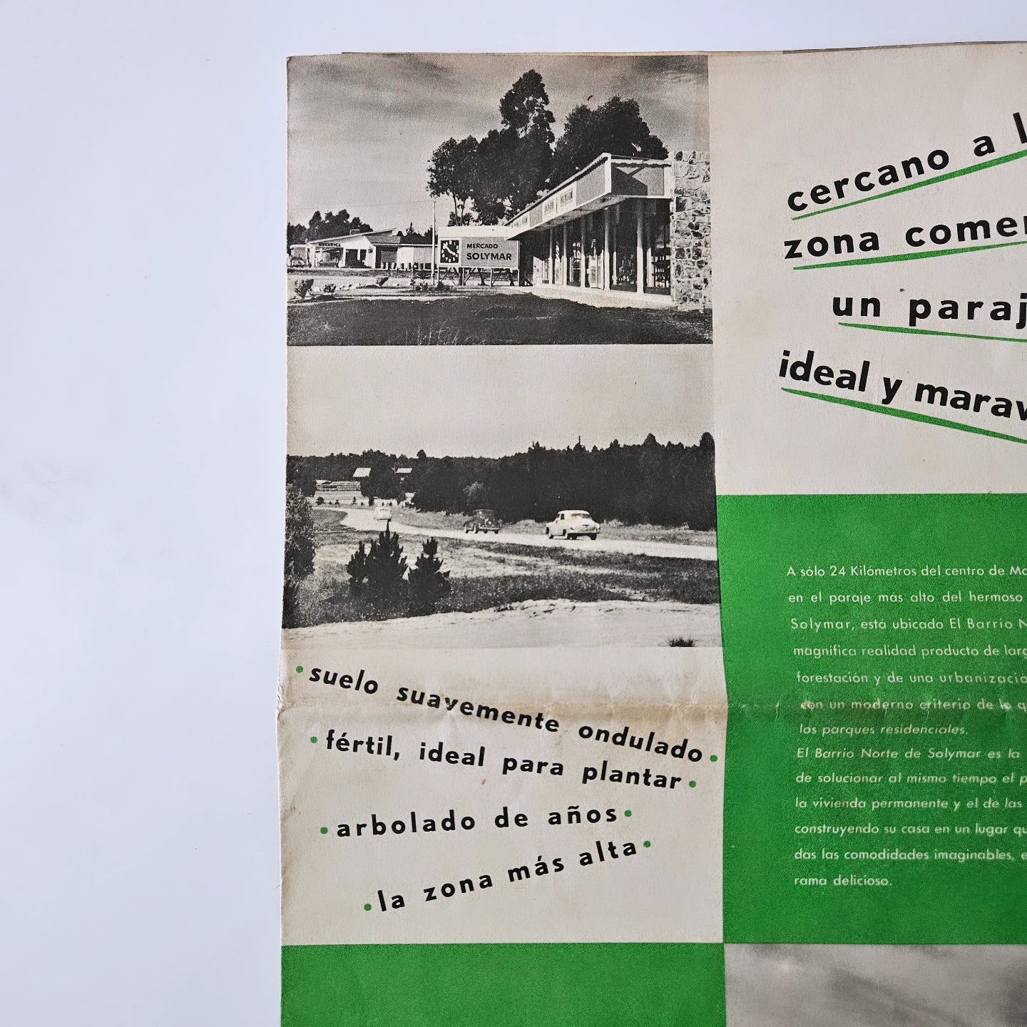 Balneario Solymar - Folleto/Plano promocional