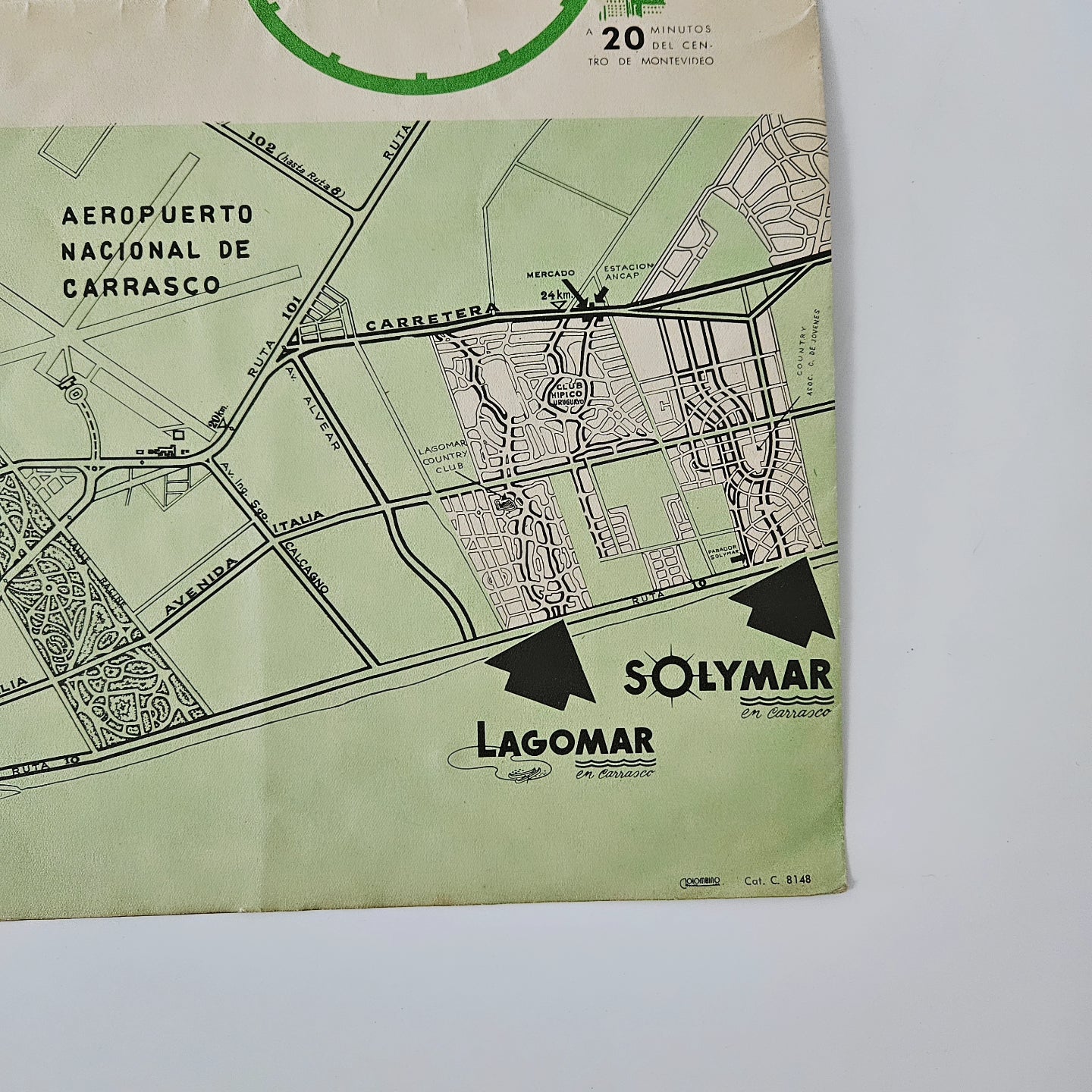 Balneario Solymar - Folleto/Plano promocional