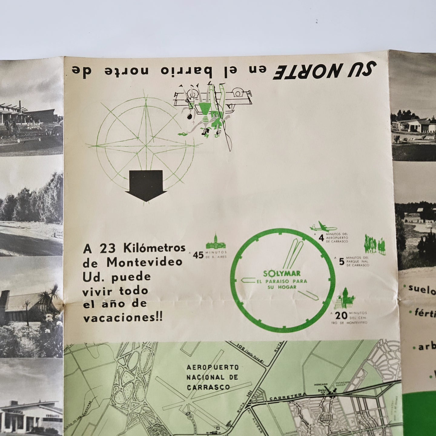 Balneario Solymar - Folleto/Plano promocional