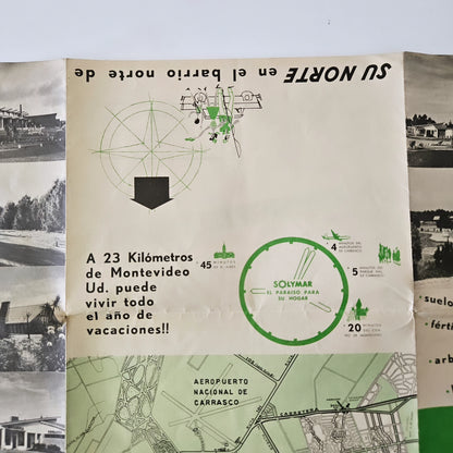 Balneario Solymar - Folleto/Plano promocional