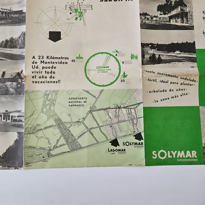 Balneario Solymar - Folleto/Plano promocional