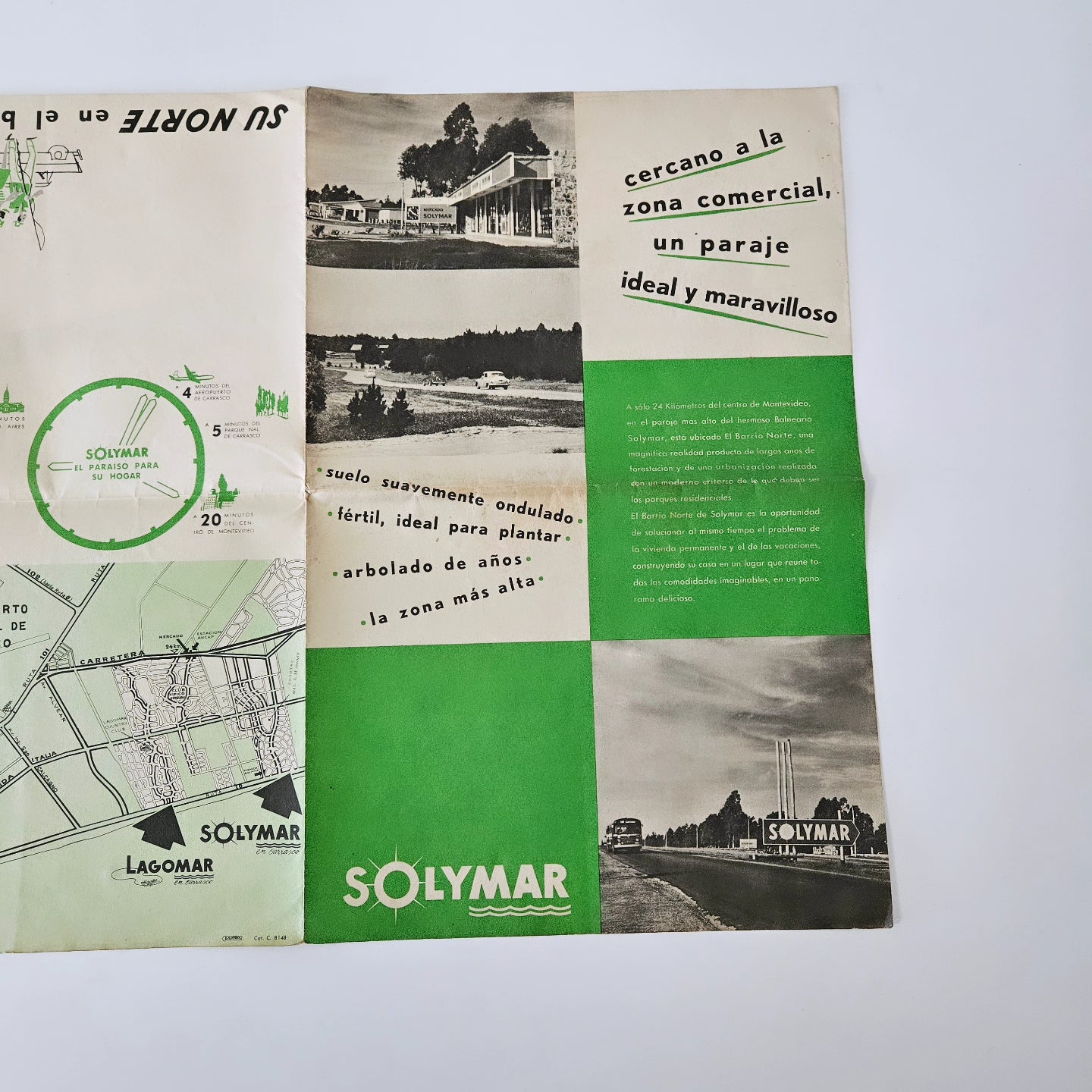 Balneario Solymar - Folleto/Plano promocional