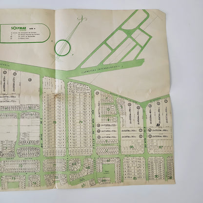 Balneario Solymar - Folleto/Plano promocional