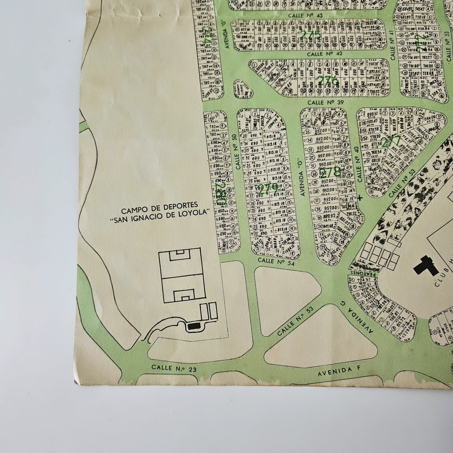 Balneario Solymar - Folleto/Plano promocional