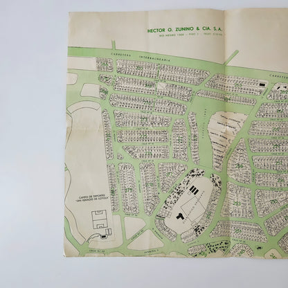 Balneario Solymar - Folleto/Plano promocional