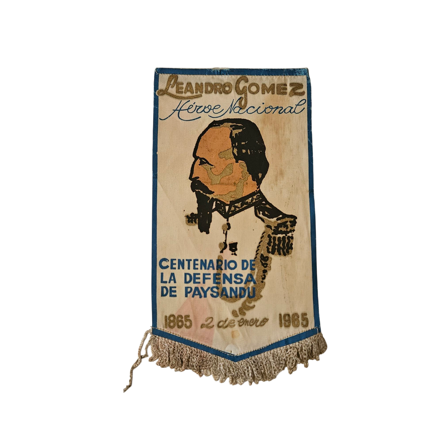 Banderin conmemorativo Leandro Gomez