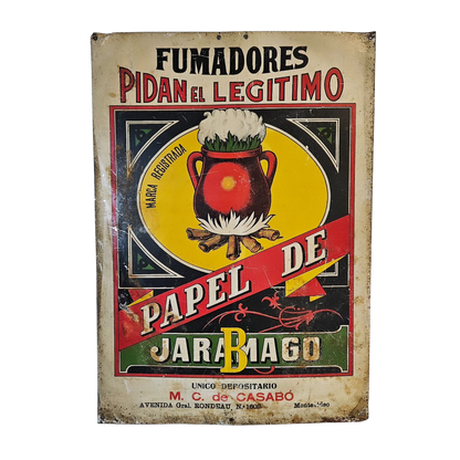 Chapa litografiada Jaramago