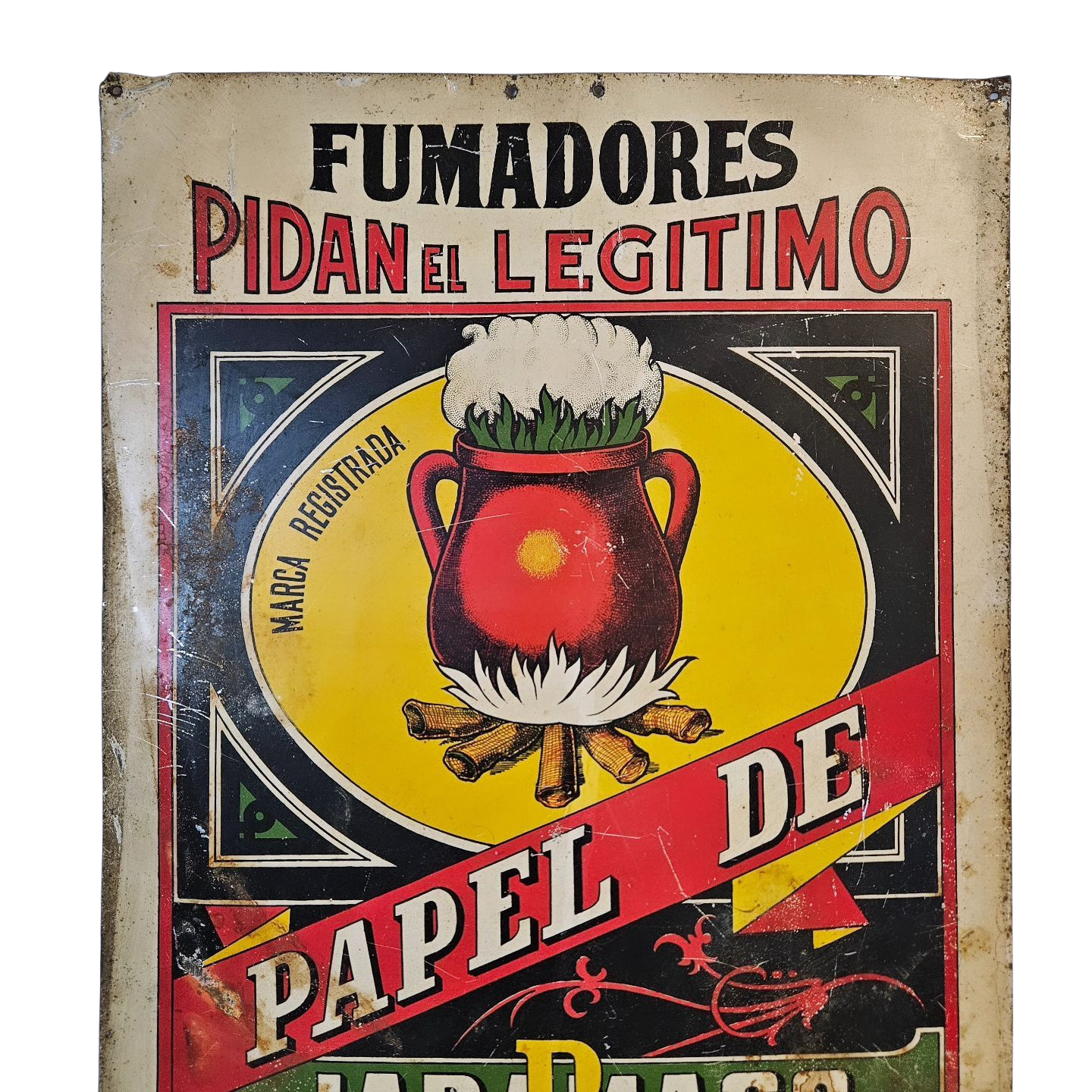 Chapa litografiada Jaramago
