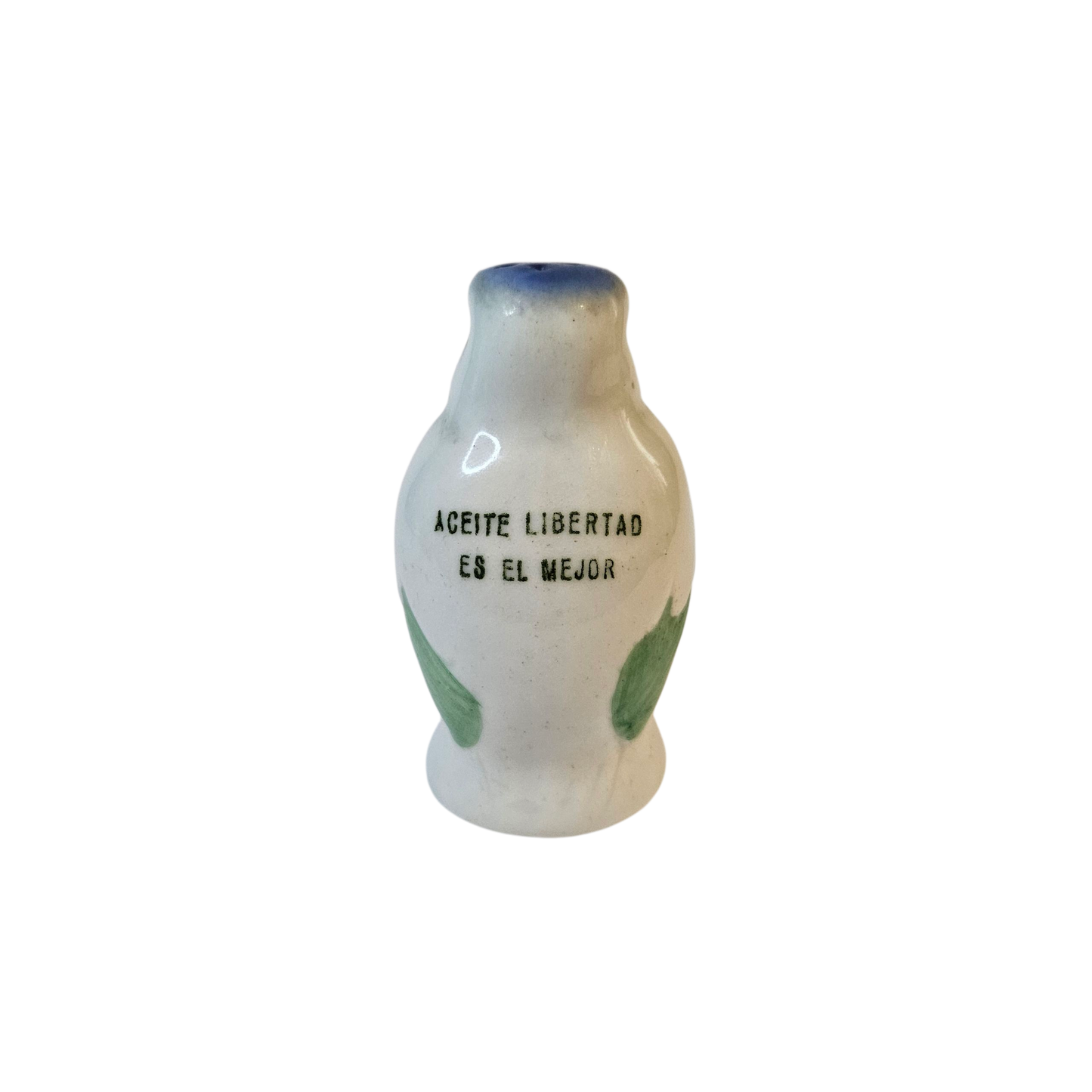 Antiguo Salero Publicitario de Aceite Libertad