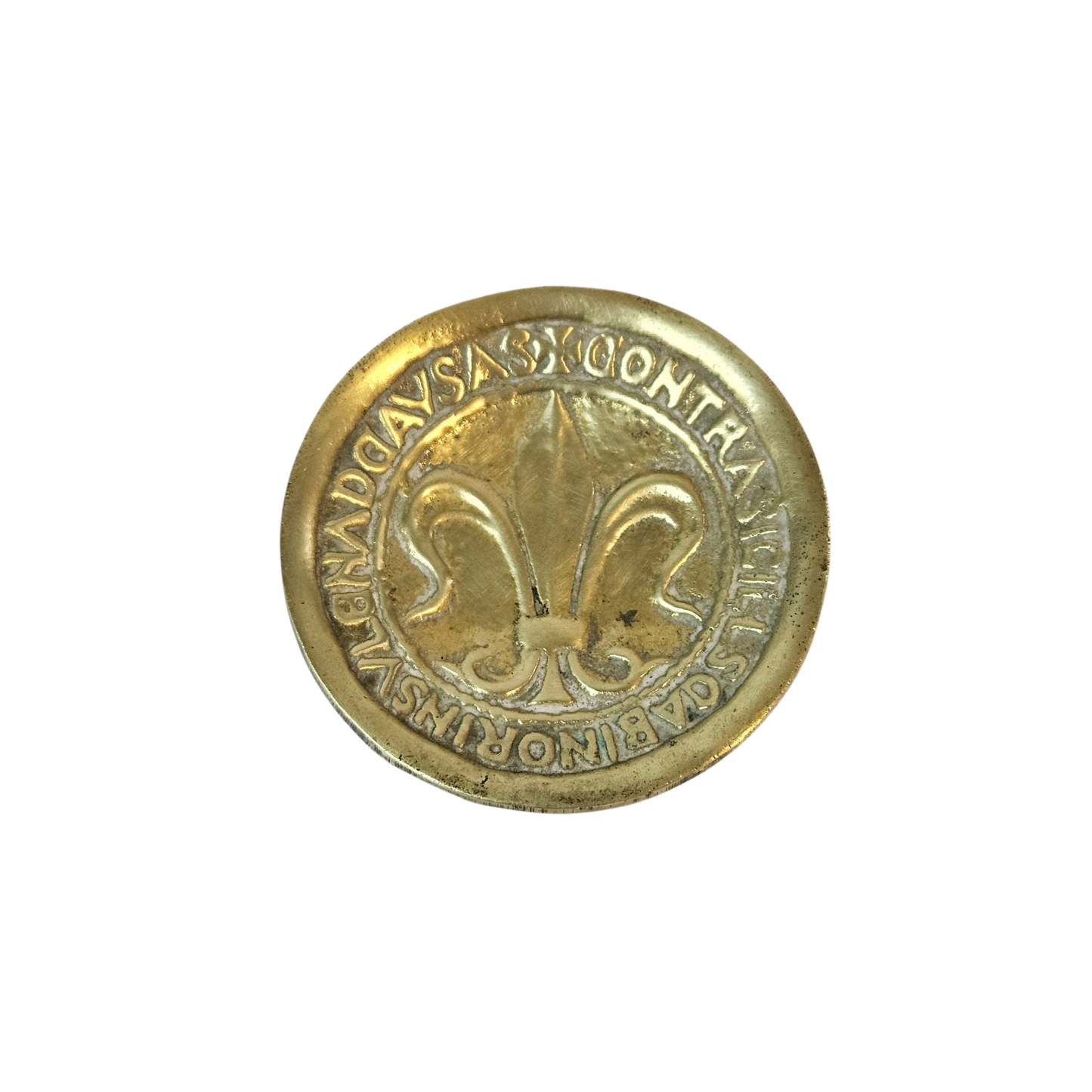 Cenicero en bronce macizo