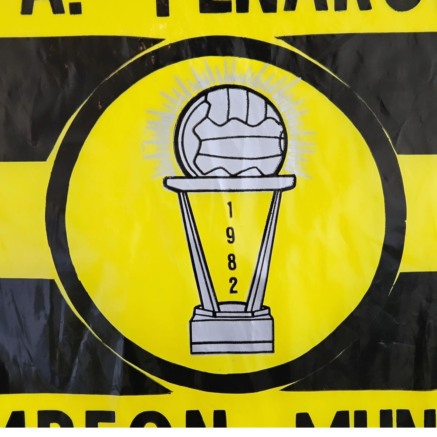 Banderin Peñarol Campeón 1982