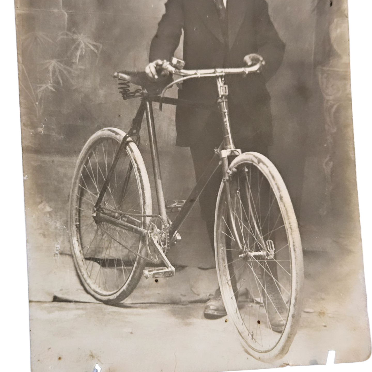 Niño en Bicicleta - Postal