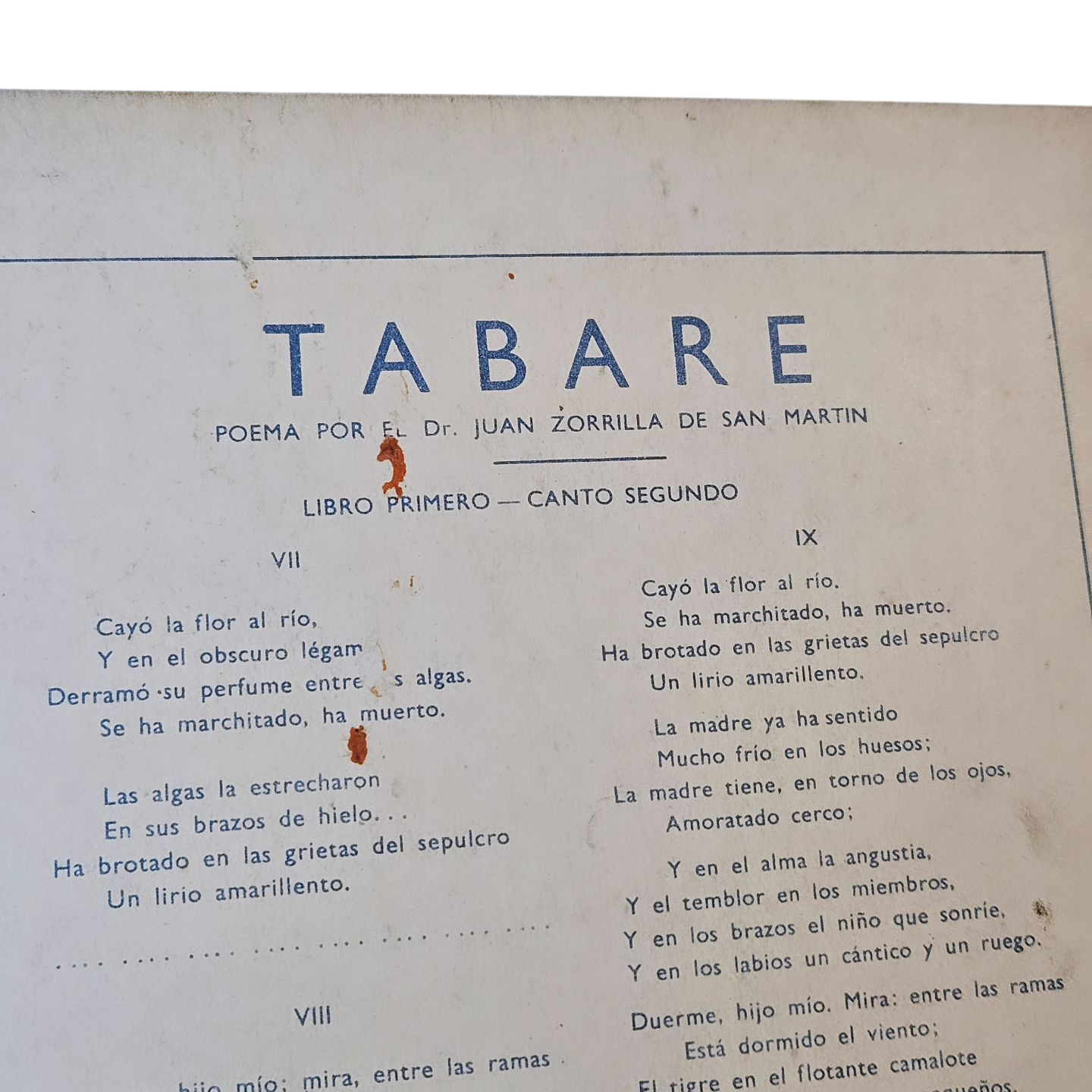 Cuaderno Tabaré