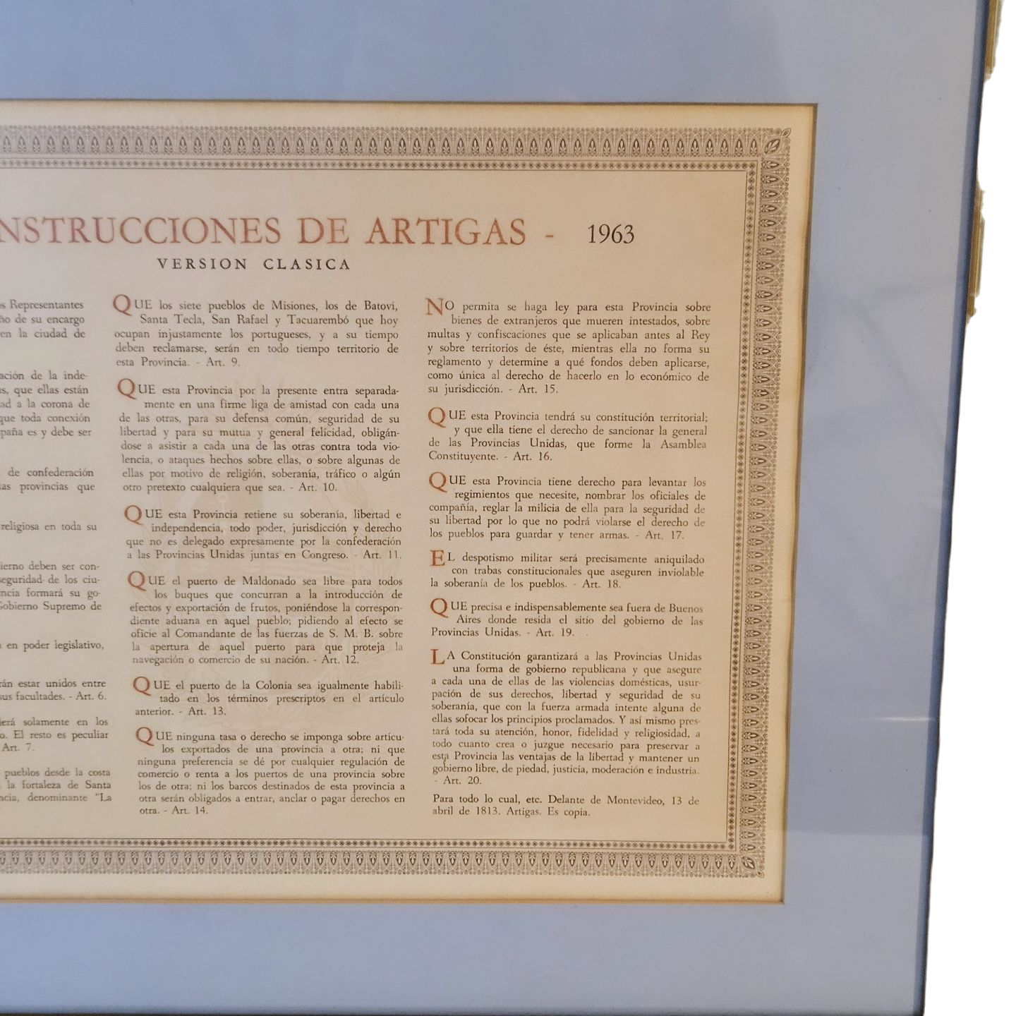 Instrucciones del Año XIII