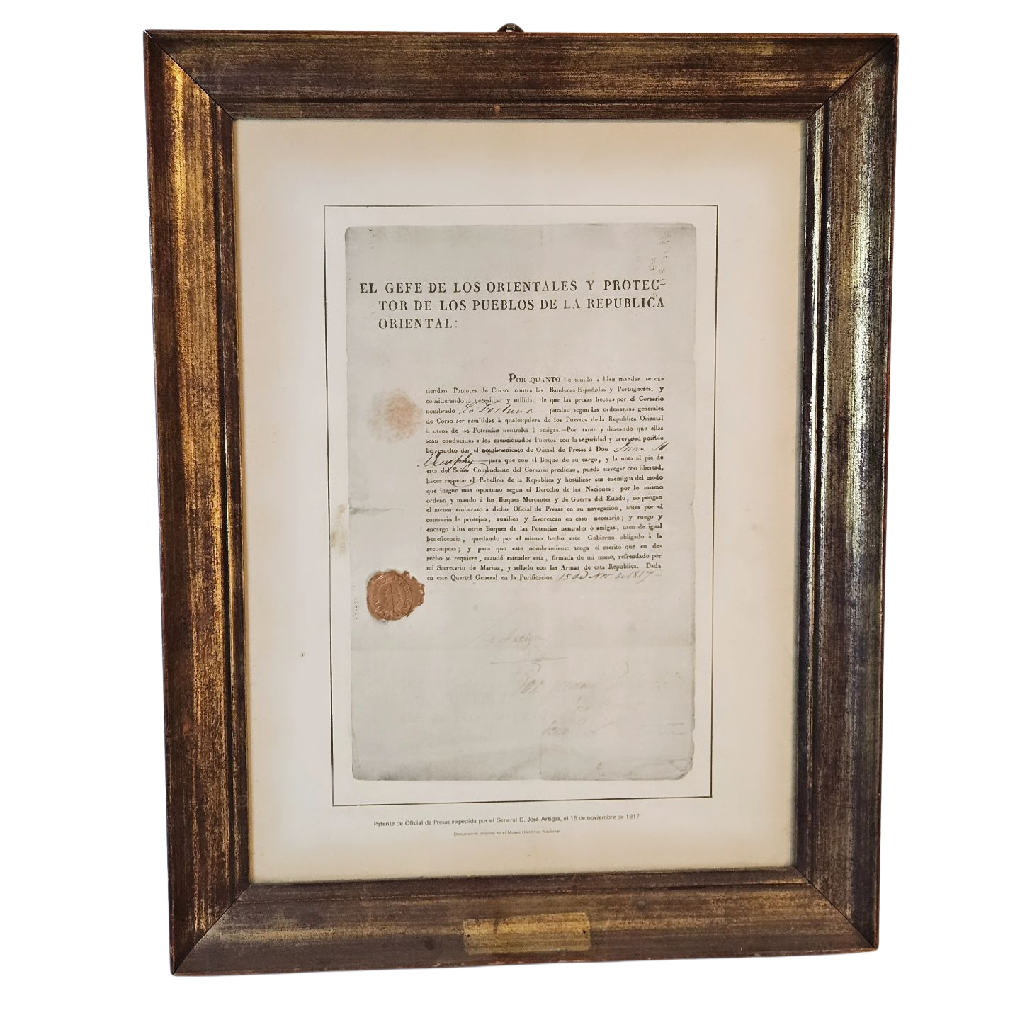 Patente de Corso - Artigas