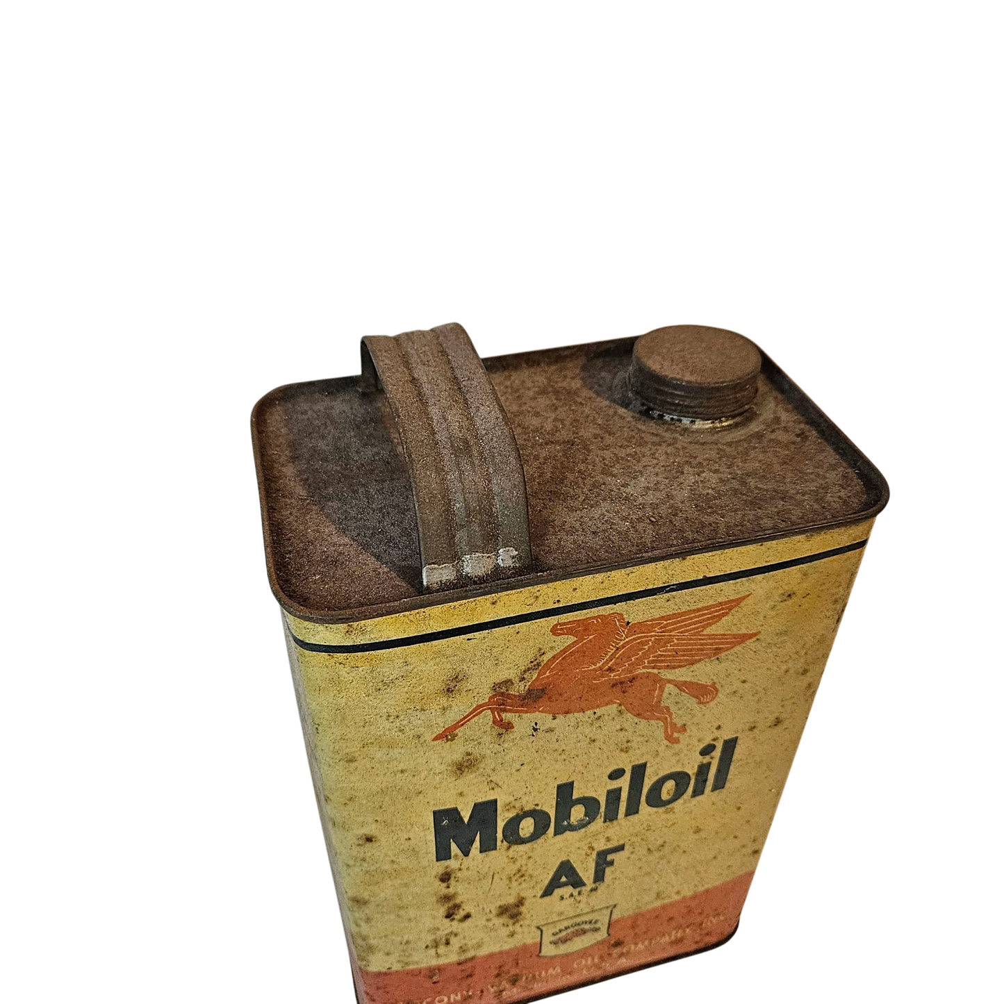 Lata Mobil Oil