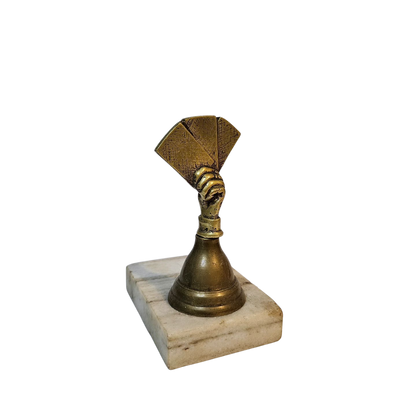 Trofeo de Truco en Bronce con Base de Mármol