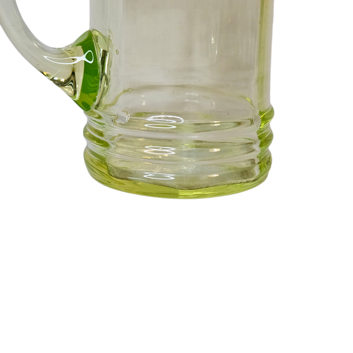 Jarra de vidrio de Uranio