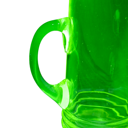 Jarra de vidrio de Uranio