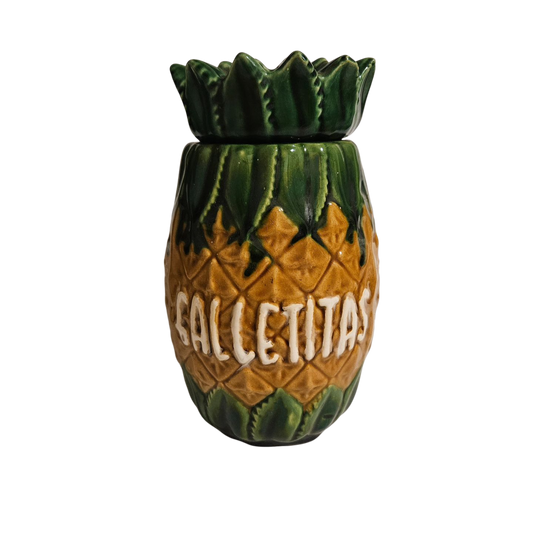 Frasco vintage de galletitas