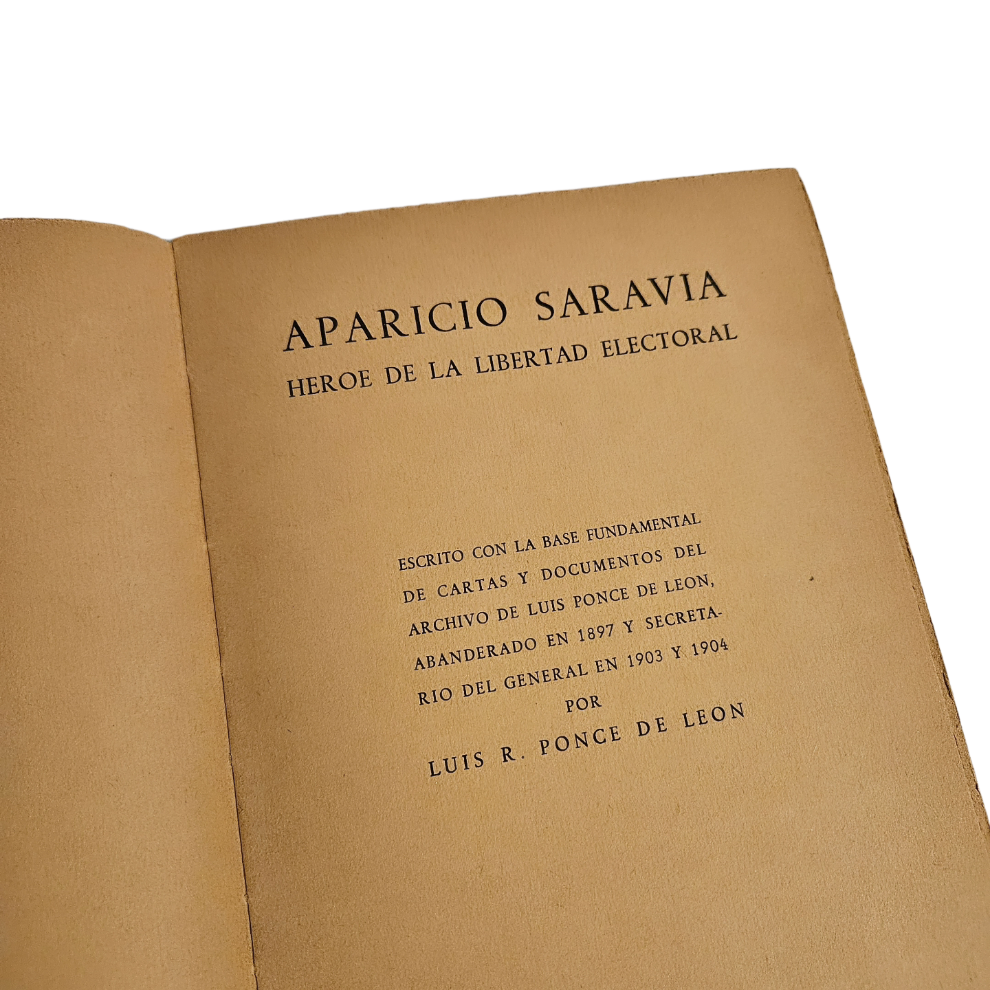 Libro Aparicio Saravia: Héroe de la libertad