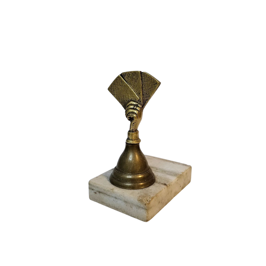Trofeo de Truco en Bronce con Base de Mármol