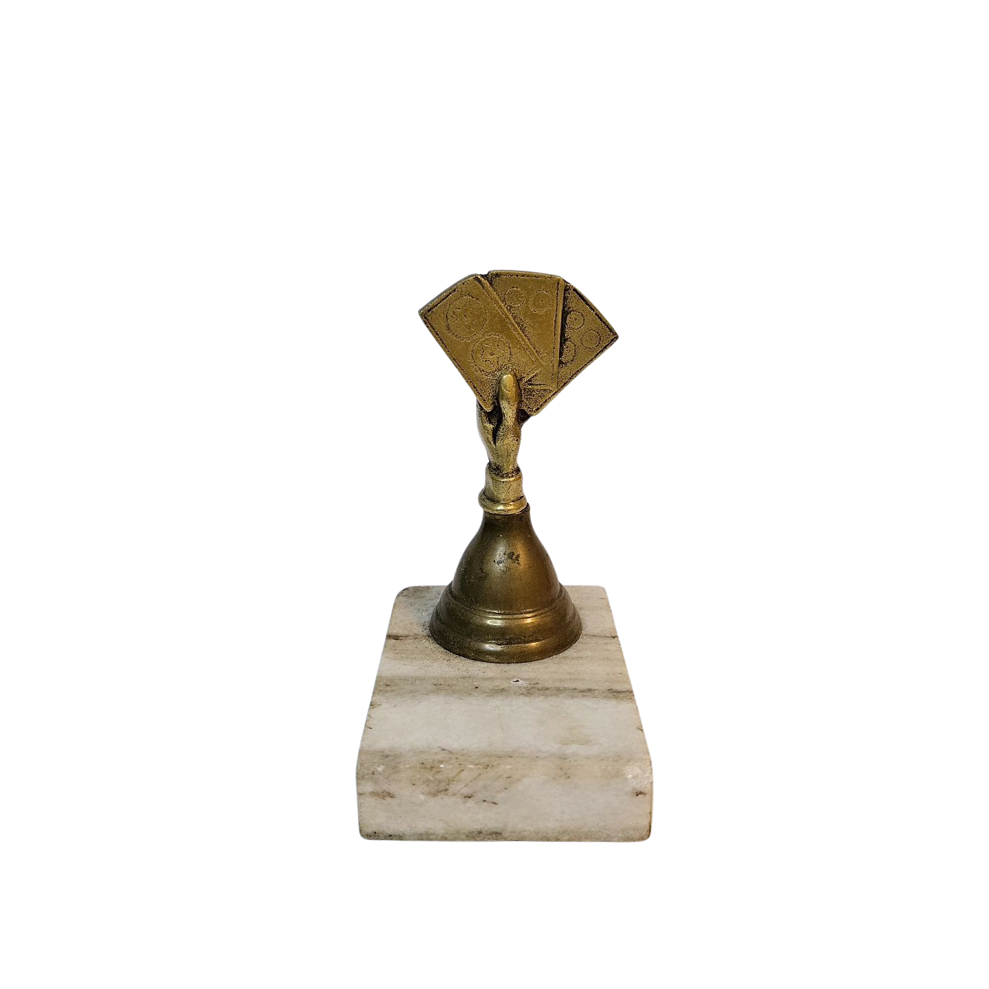 Trofeo de Truco en Bronce con Base de Mármol