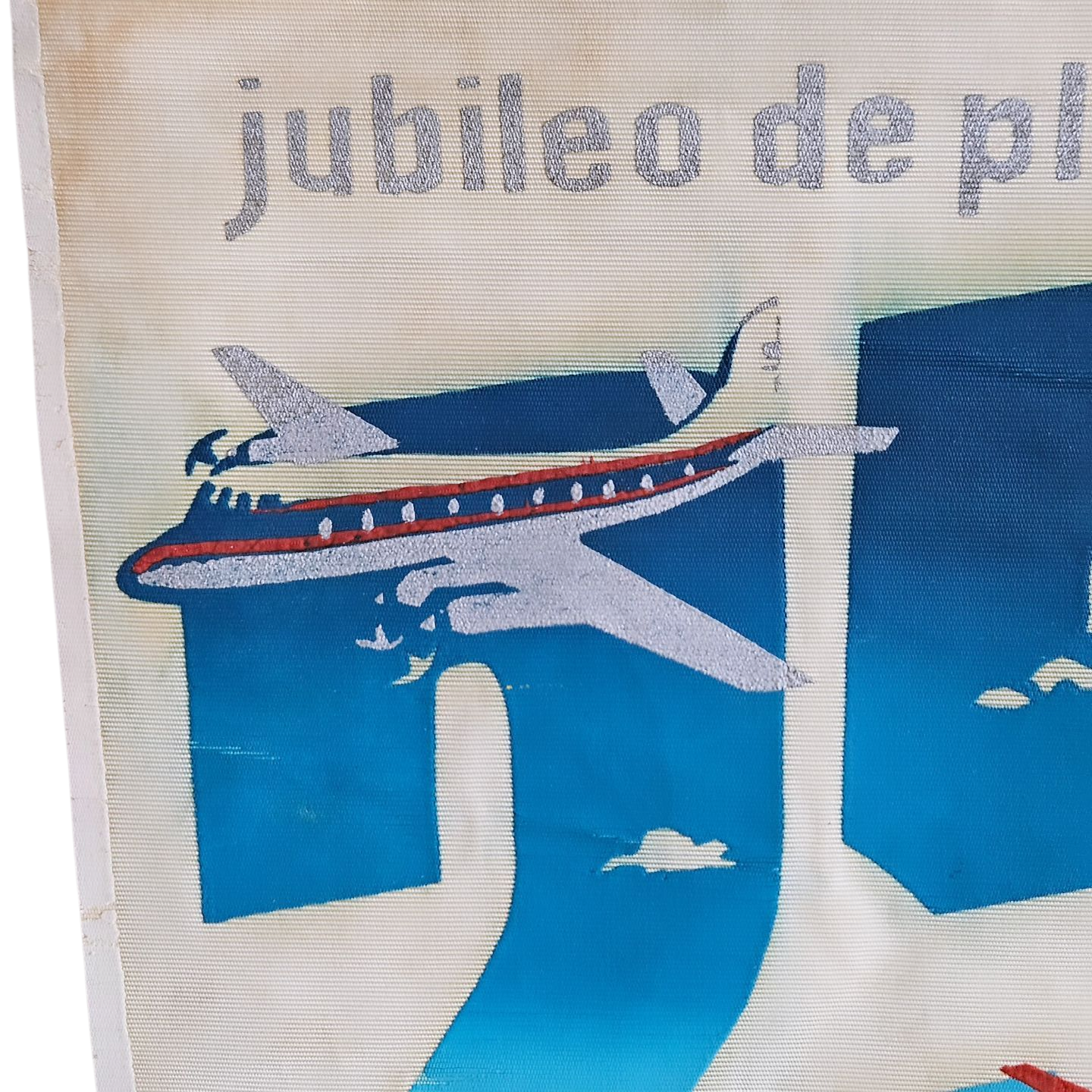 Banderin 25 años PLUNA