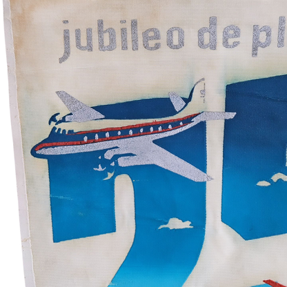 Banderin 25 años PLUNA