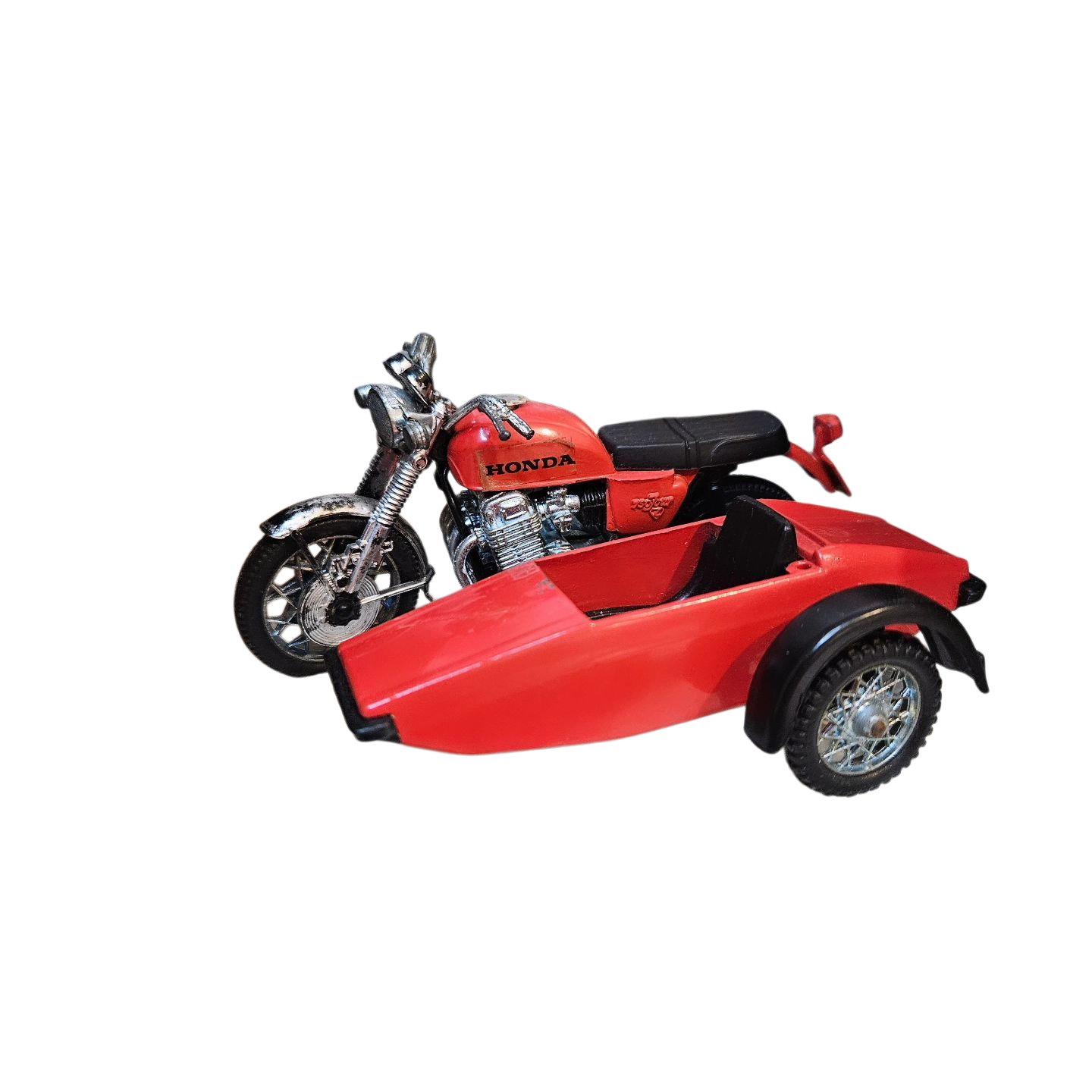 Moto Honda con Side Car Polistil
