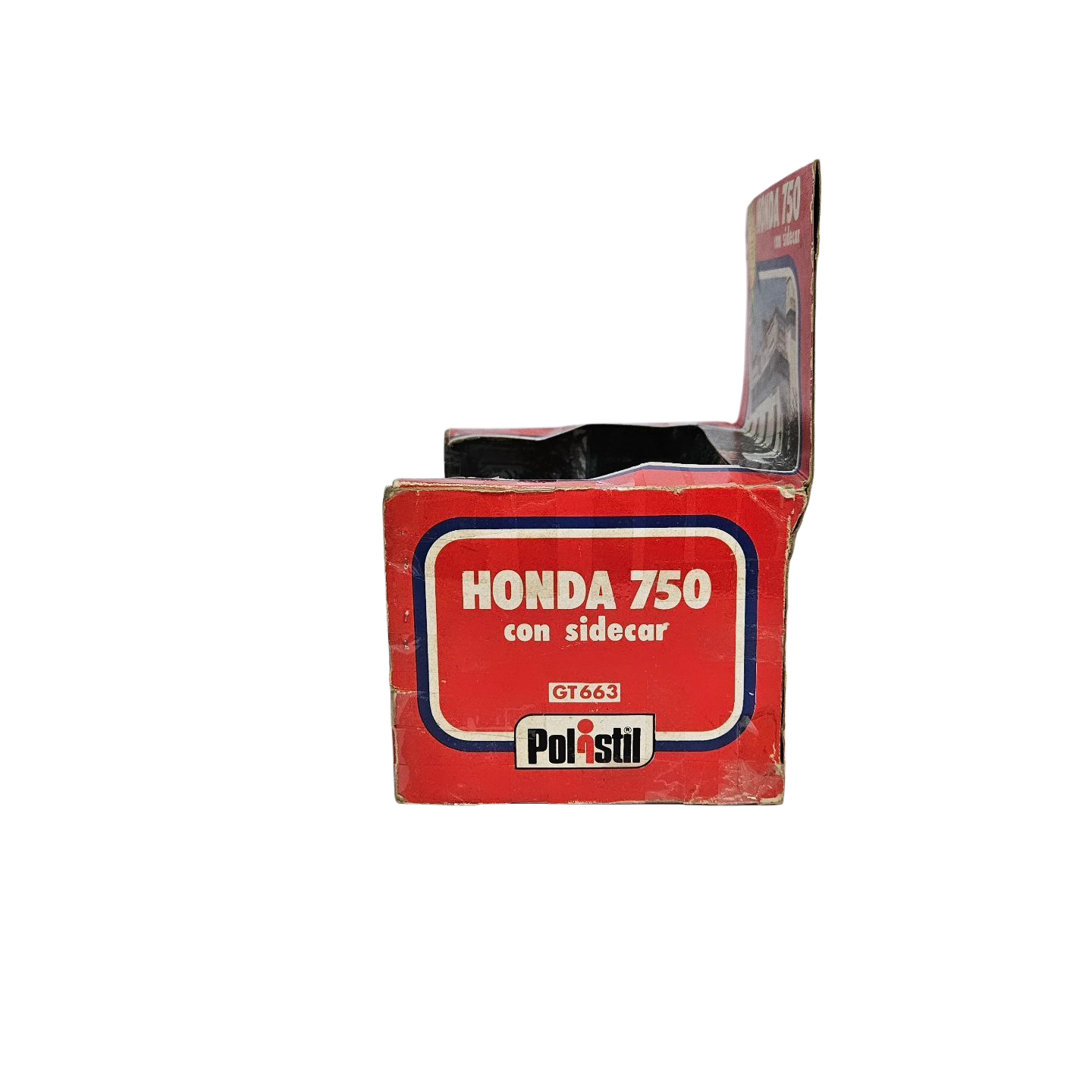 Moto Honda con Side Car Polistil