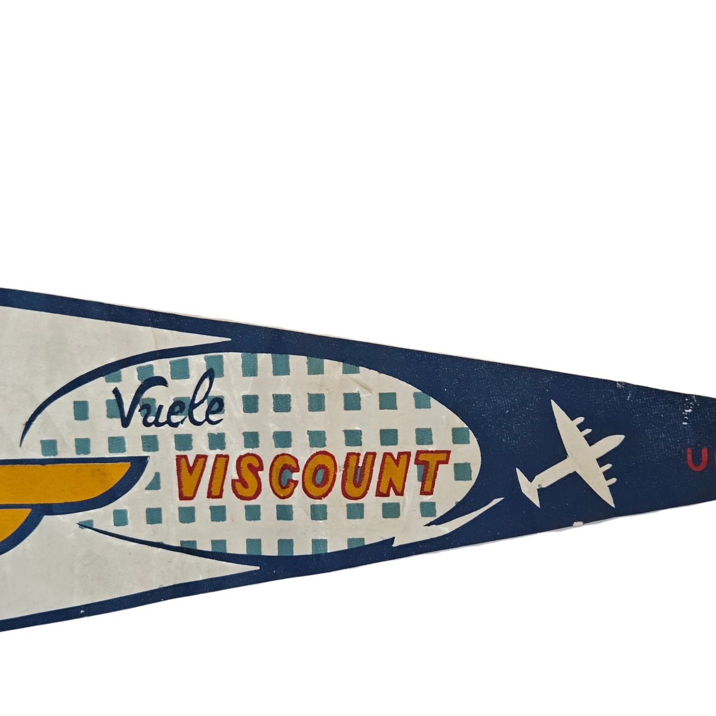 Banderín Pluna Viscount