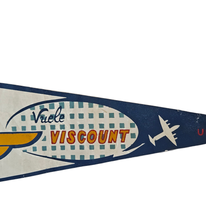 Banderín Pluna Viscount