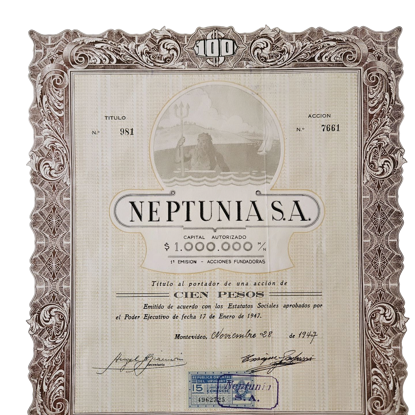 Acción Balneario Neptunia