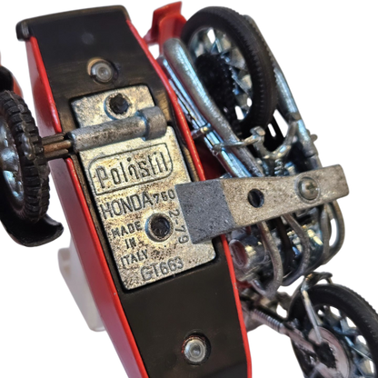 Moto Honda con Side Car Polistil