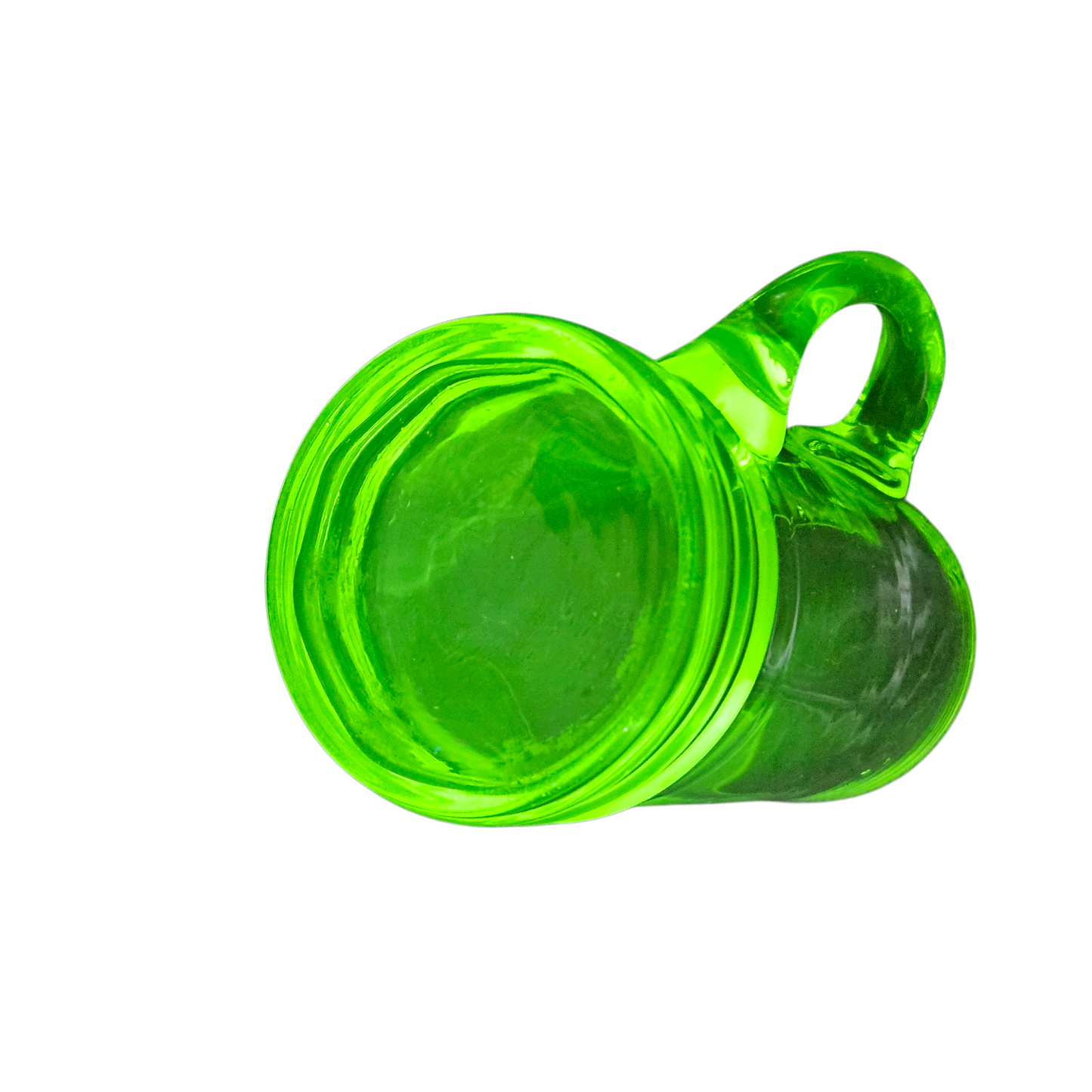 Jarra de vidrio de Uranio