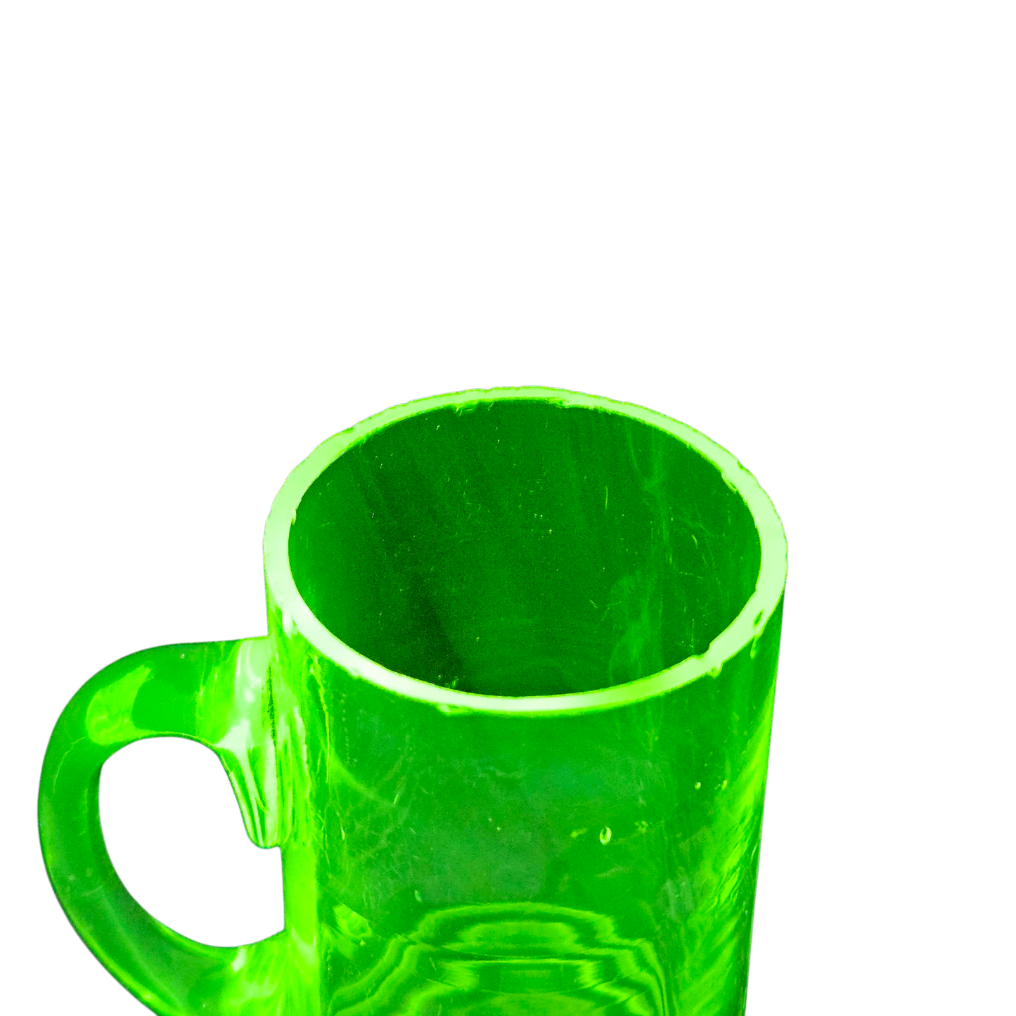 Jarra de vidrio de Uranio