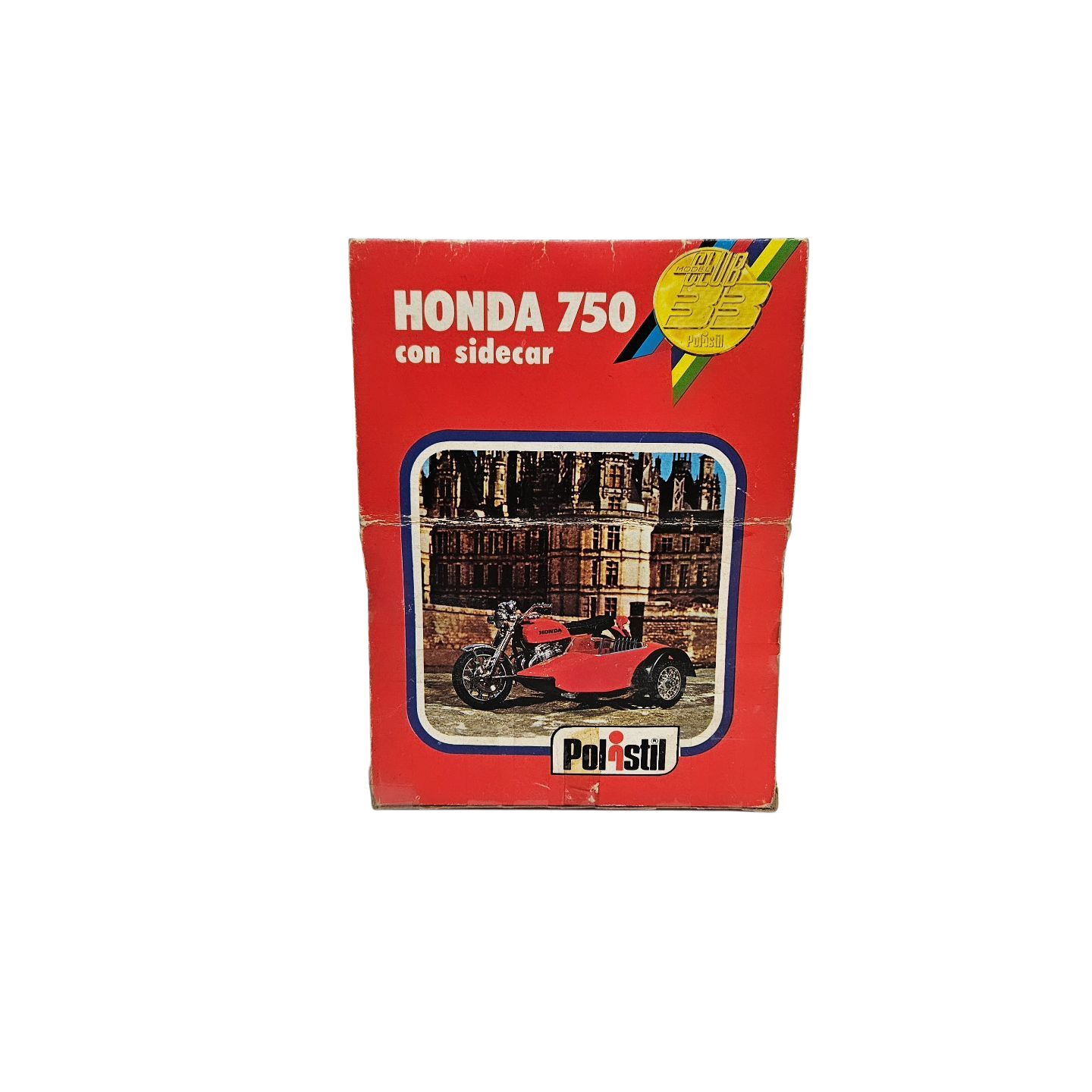 Moto Honda con Side Car Polistil