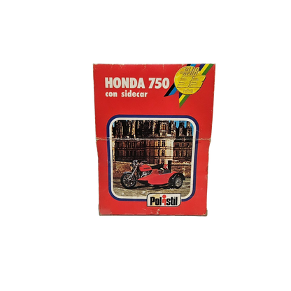 Moto Honda con Side Car Polistil