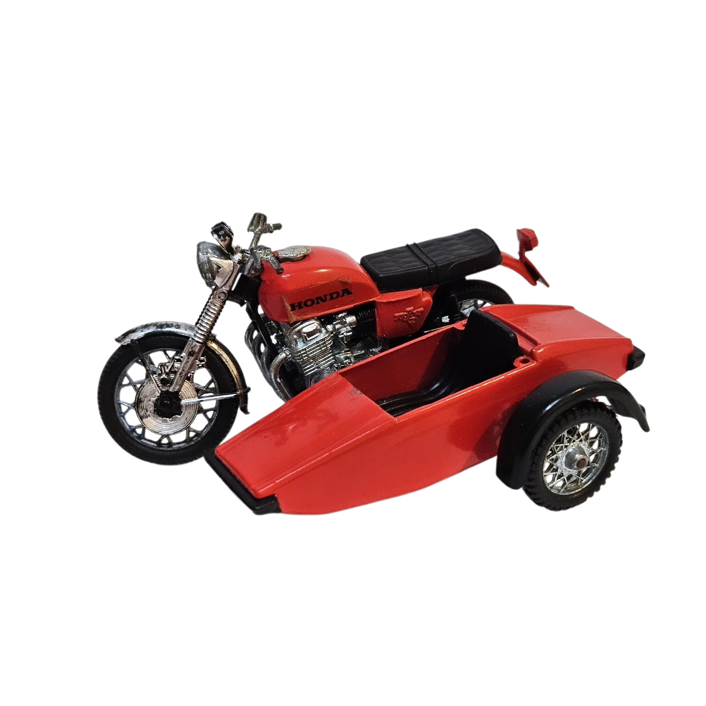 Moto Honda con Side Car Polistil